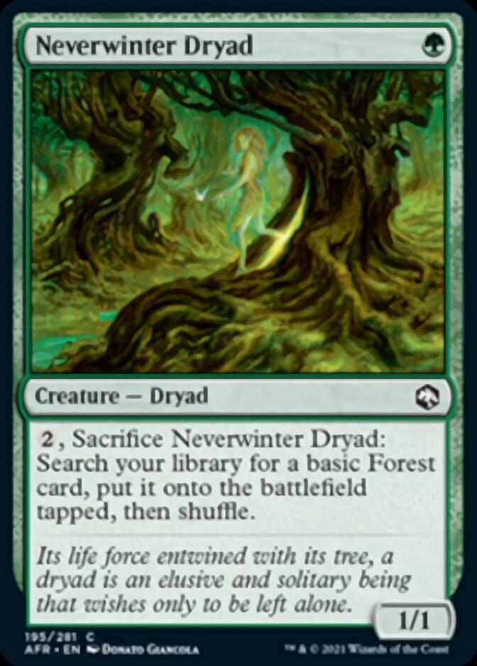 Neverwinter Dryad [Dungeons & Dragons: Adventures in the Forgotten Realms] - Evolution TCG