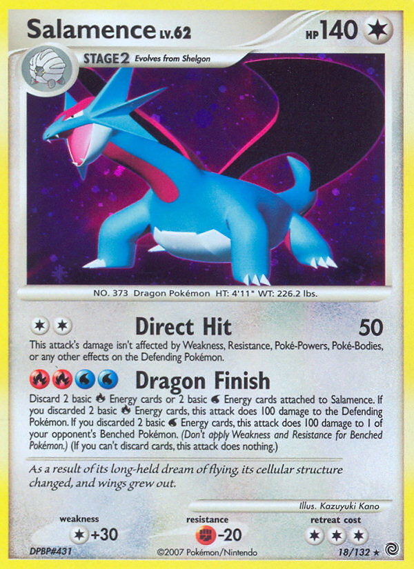 Salamence (18/132) [Diamond & Pearl: Secret Wonders] - Evolution TCG