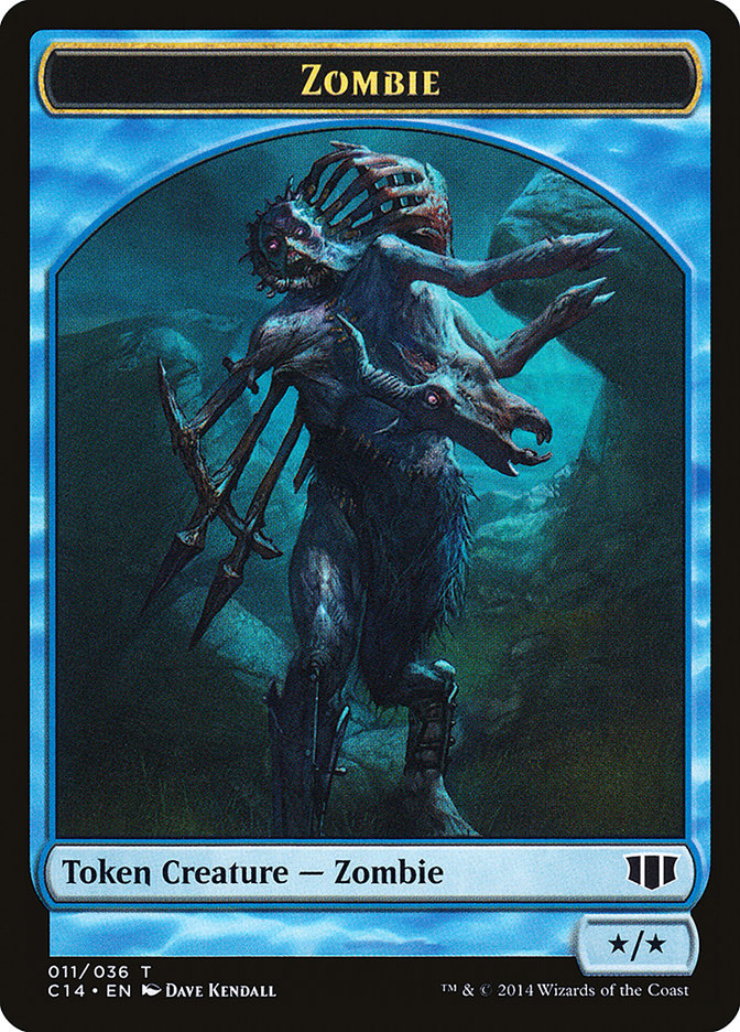 Ape // Zombie (011/036) Double-sided Token [Commander 2014 Tokens] - Evolution TCG