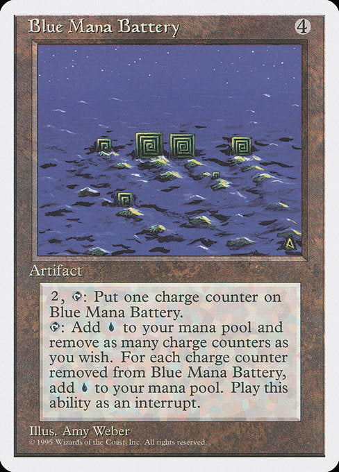Blue Mana Battery [Fourth Edition] - Evolution TCG