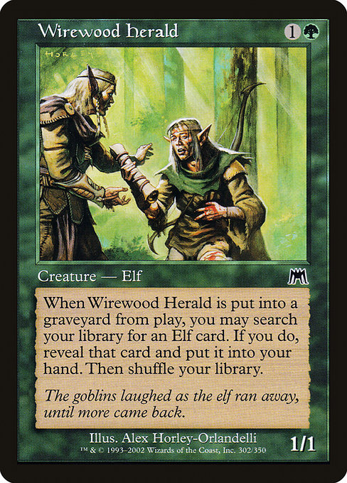 Wirewood Herald [Onslaught] - Evolution TCG