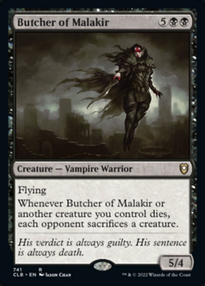 Butcher of Malakir [Commander Legends: Battle for Baldur's Gate] - Evolution TCG