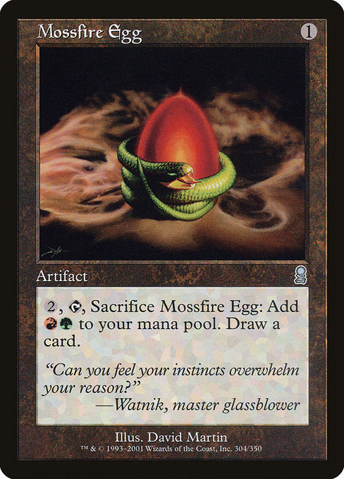 Mossfire Egg [Odyssey] - Evolution TCG