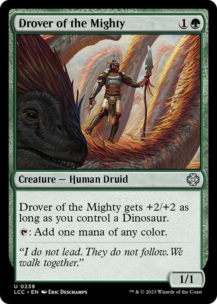 Drover of the Mighty [The Lost Caverns of Ixalan Commander] - Evolution TCG