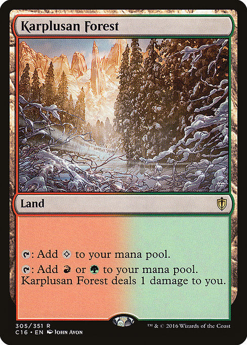 Karplusan Forest [Commander 2016] - Evolution TCG
