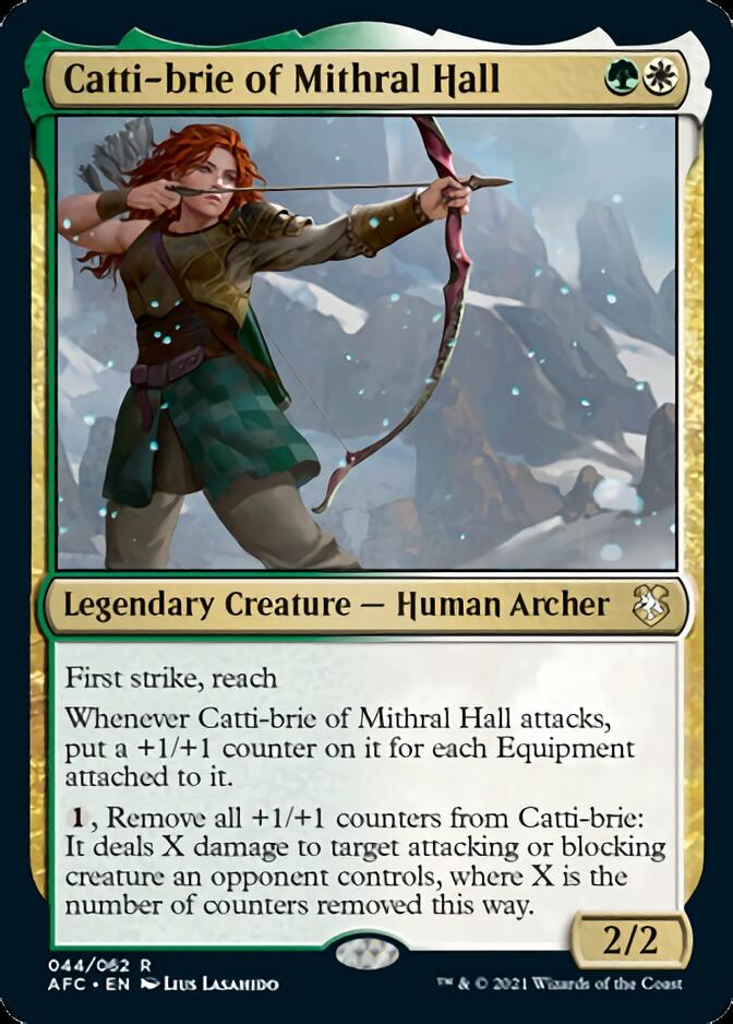 Catti-brie of Mithral Hall [Dungeons & Dragons: Adventures in the Forgotten Realms Commander] - Evolution TCG
