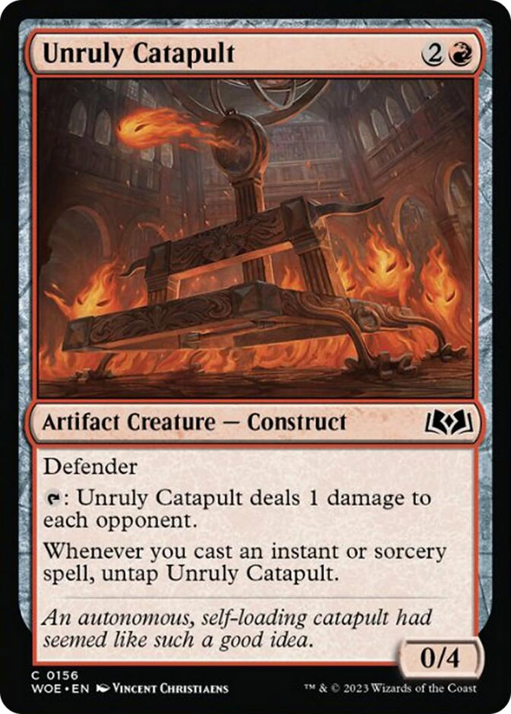 Unruly Catapult [Wilds of Eldraine] - Evolution TCG