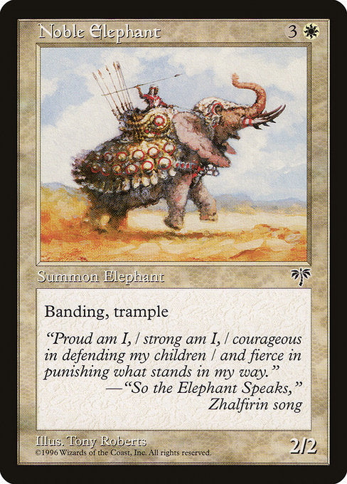 Noble Elephant [Mirage] - Evolution TCG