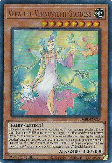 Vera the Vernusylph Goddess [DABL-EN025] Ultra Rare - Evolution TCG