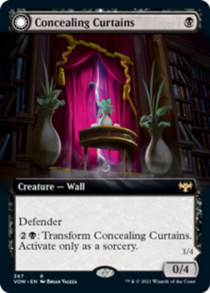 Concealing Curtains // Revealing Eye (Extended) [Innistrad: Crimson Vow] - Evolution TCG