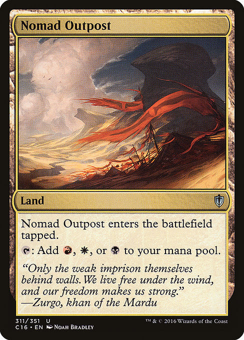 Nomad Outpost [Commander 2016] - Evolution TCG