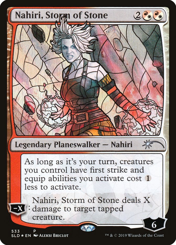 Nahiri, Storm of Stone (Stained Glass) [Secret Lair Drop Promos] - Evolution TCG