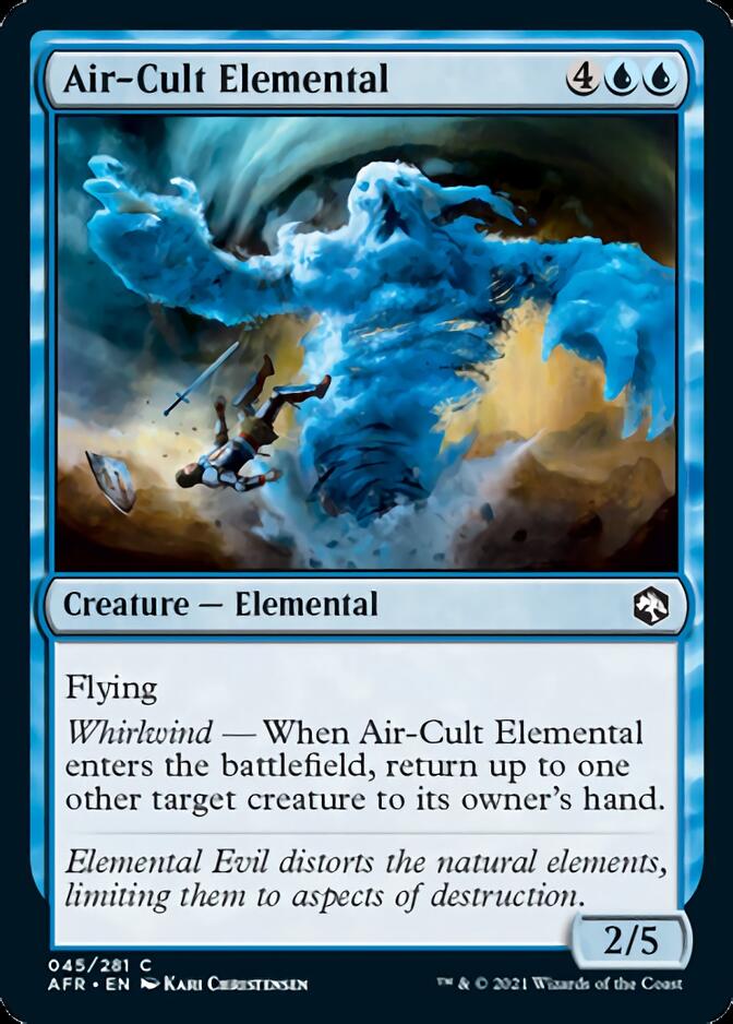 Air-Cult Elemental [Dungeons & Dragons: Adventures in the Forgotten Realms] - Evolution TCG