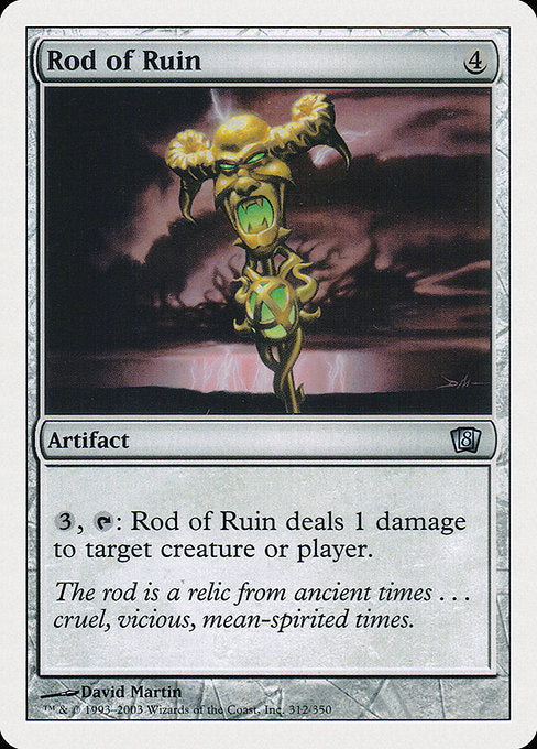 Rod of Ruin [Eighth Edition] - Evolution TCG