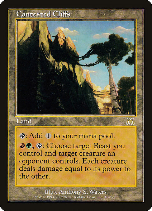 Contested Cliffs [Onslaught] - Evolution TCG