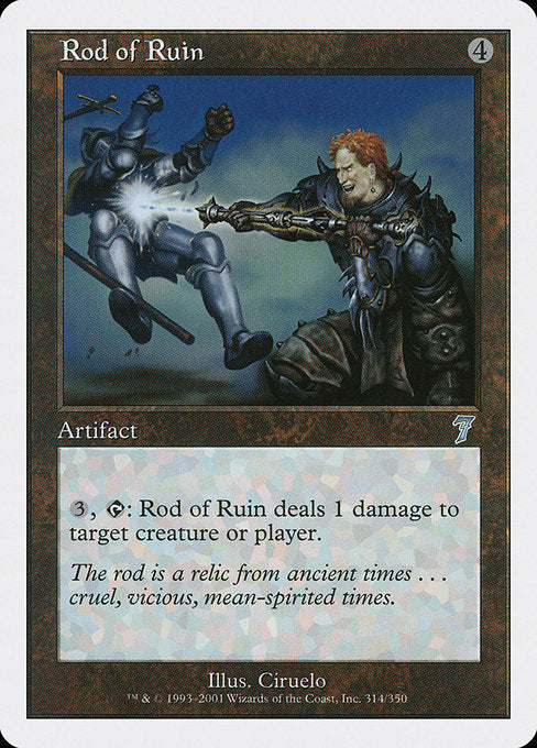 Rod of Ruin [Seventh Edition] - Evolution TCG