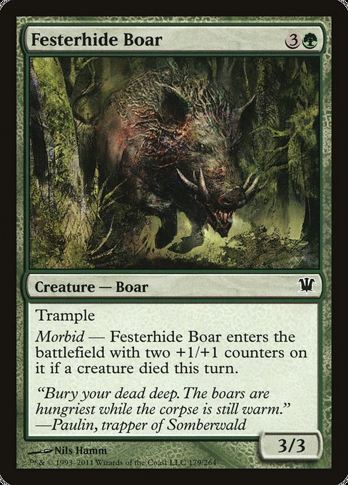 Festerhide Boar [Innistrad] - Evolution TCG