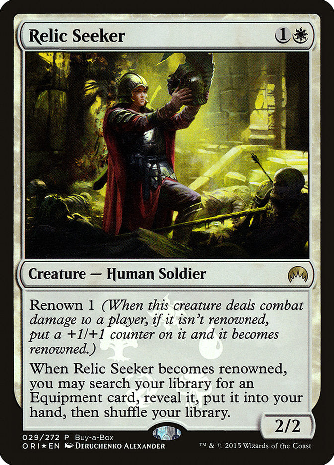 Relic Seeker (Buy-A-Box) [Magic Origins Promos] - Evolution TCG