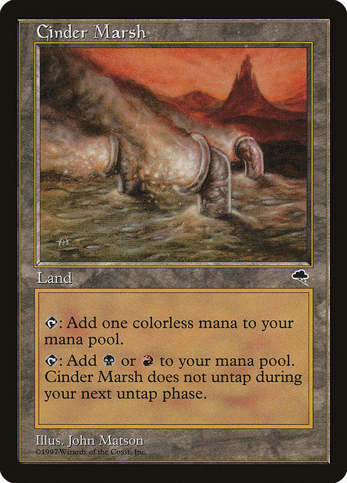 Cinder Marsh [Tempest] - Evolution TCG