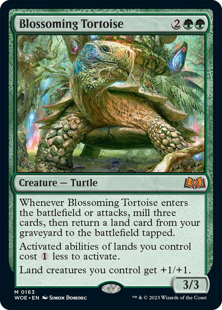 Blossoming Tortoise [Wilds of Eldraine] - Evolution TCG