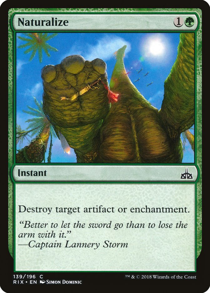Naturalize [Rivals of Ixalan] - Evolution TCG | Evolution TCG
