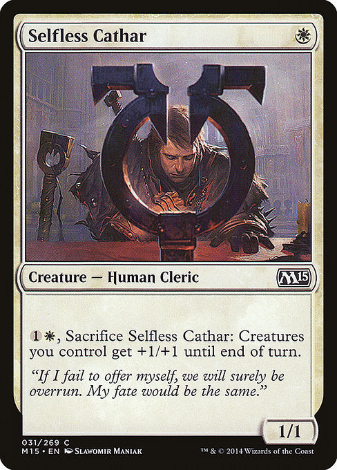 Selfless Cathar [Magic 2015] - Evolution TCG