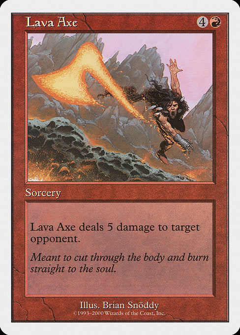 Lava Axe [Starter 2000] - Evolution TCG