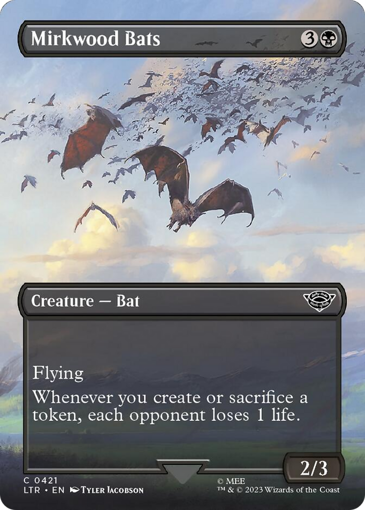 Mirkwood Bats (Borderless Alternate Art) [The Lord of the Rings: Tales of Middle-Earth] - Evolution TCG
