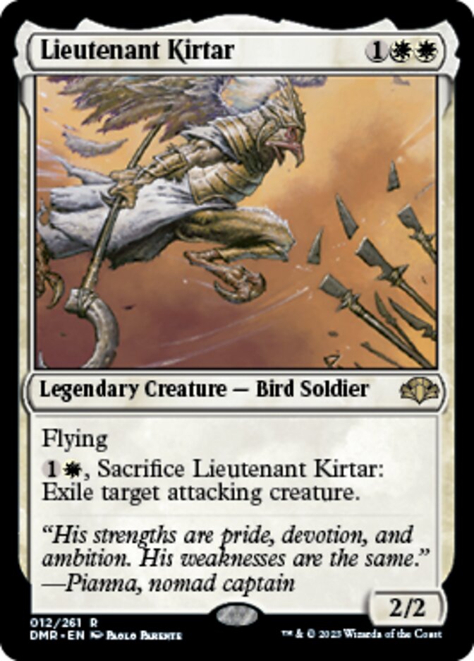 Lieutenant Kirtar [Dominaria Remastered] - Evolution TCG