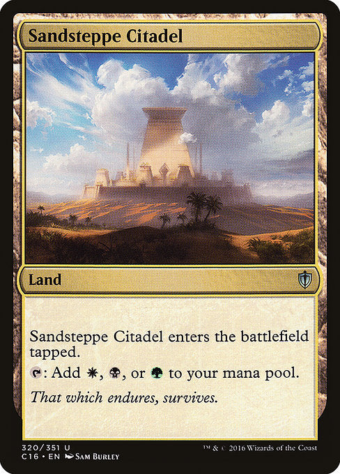 Sandsteppe Citadel [Commander 2016] - Evolution TCG