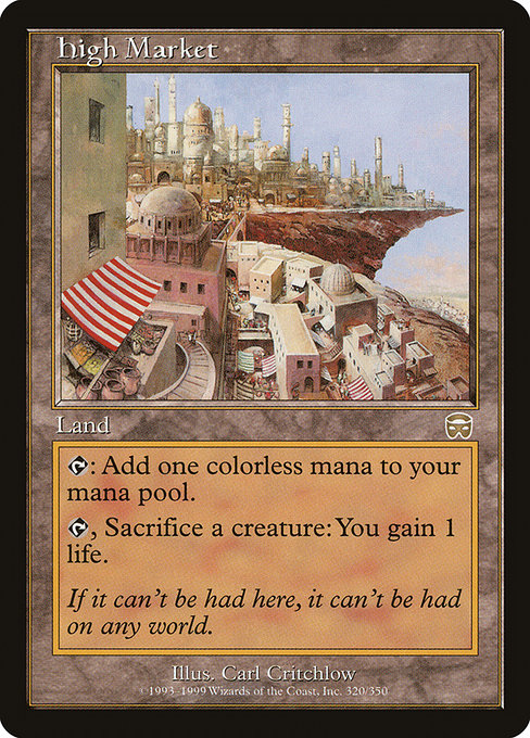 High Market [Mercadian Masques] - Evolution TCG