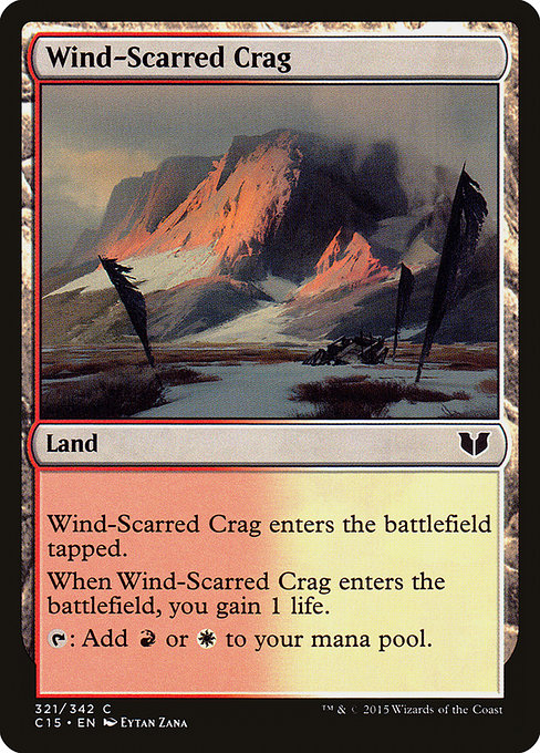 Wind-Scarred Crag [Commander 2015] - Evolution TCG