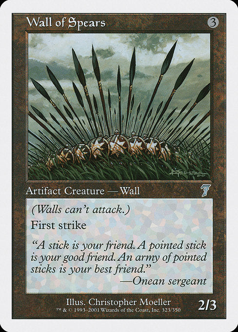 Wall of Spears [Seventh Edition] - Evolution TCG