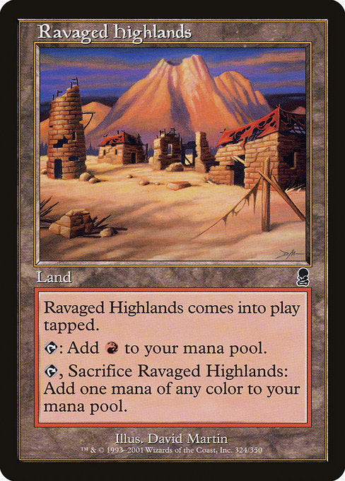 Ravaged Highlands [Odyssey] - Evolution TCG