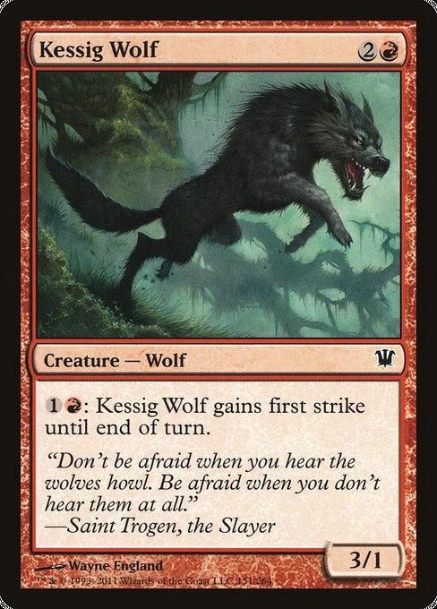 Kessig Wolf [Innistrad] - Evolution TCG