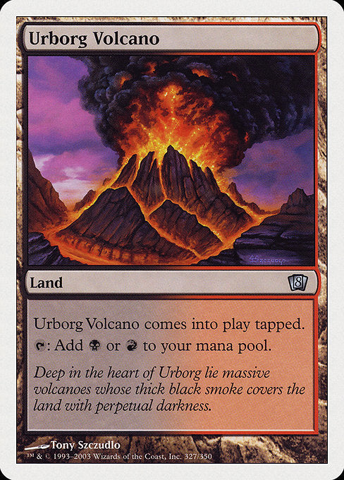 Urborg Volcano [Eighth Edition] - Evolution TCG