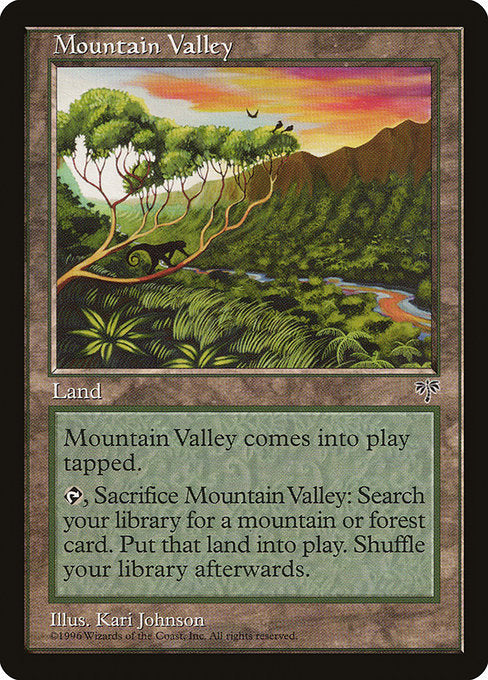 Mountain Valley [Mirage] - Evolution TCG