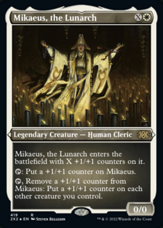 Mikaeus, the Lunarch (Foil Etched) [Double Masters 2022] - Evolution TCG