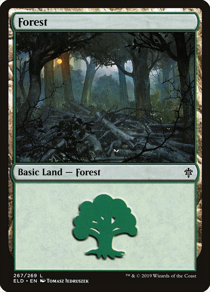 Forest (267) [Throne of Eldraine] - Evolution TCG
