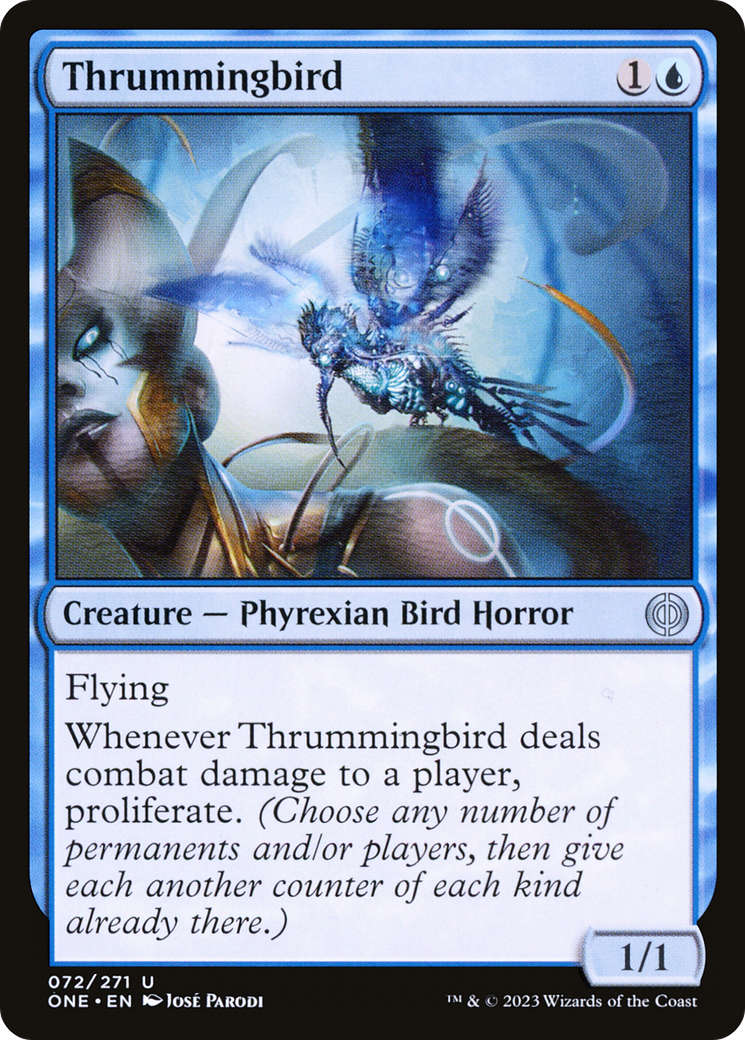 Thrummingbird [Phyrexia: All Will Be One] - Evolution TCG