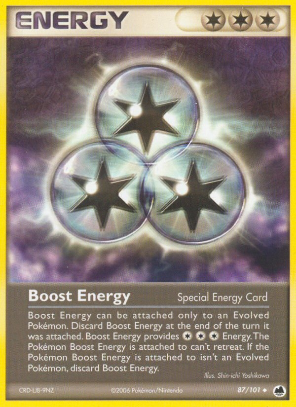Boost Energy (87/101) [EX: Dragon Frontiers] - Evolution TCG