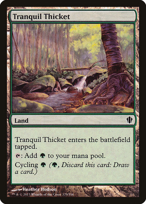 Tranquil Thicket [Commander 2013] - Evolution TCG