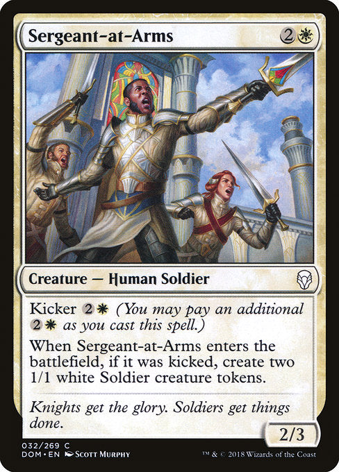 Sergeant-at-Arms [Dominaria] - Evolution TCG