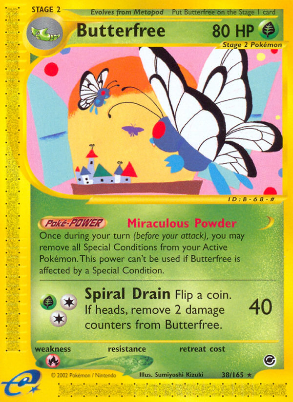 Butterfree (38/165) [Expedition: Base Set] - Evolution TCG