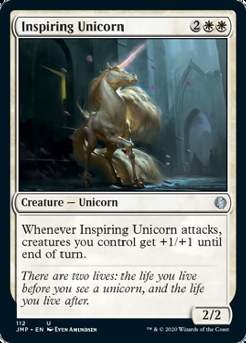 Inspiring Unicorn [Jumpstart] - Evolution TCG