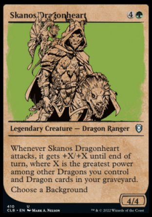 Skanos Dragonheart (Showcase) [Commander Legends: Battle for Baldur's Gate] - Evolution TCG