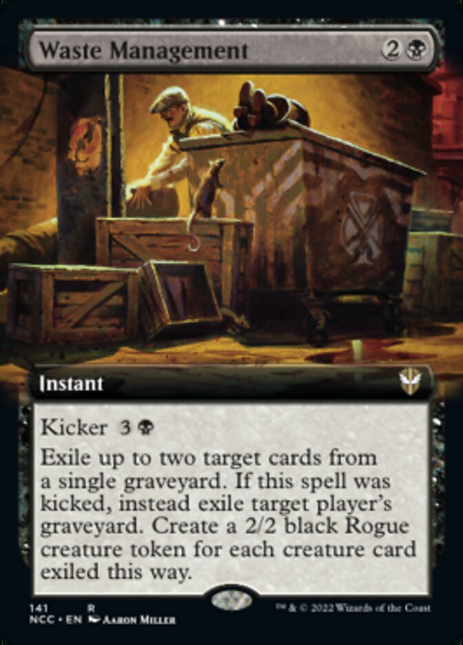 Waste Management (Extended Art) [Streets of New Capenna Commander] - Evolution TCG