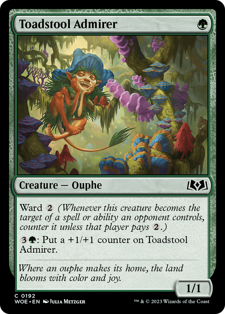 Toadstool Admirer [Wilds of Eldraine] - Evolution TCG