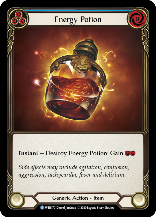 Energy Potion [U-WTR170] (Welcome to Rathe Unlimited)  Unlimited Rainbow Foil - Evolution TCG