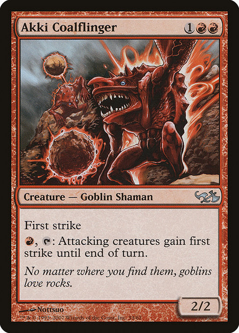 Akki Coalflinger [Duel Decks: Elves vs. Goblins] - Evolution TCG